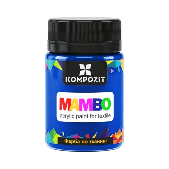 Фарба по тканині ART Kompozit Mambo 50 мл кобальт синій
