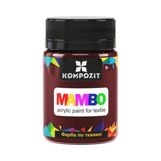 Фарба по тканині ART Kompozit Mambo 50 мл умбра палена