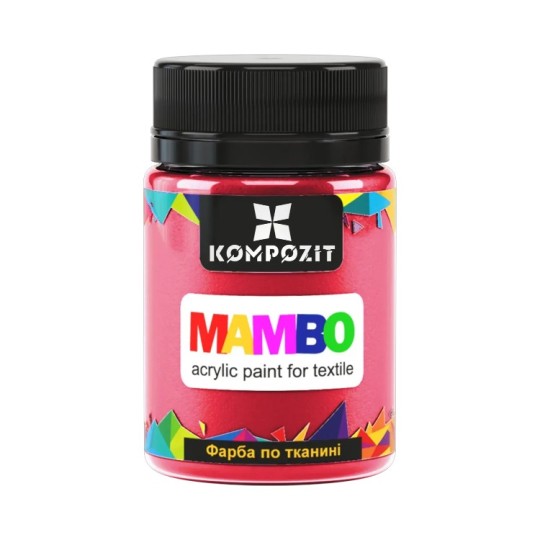 Фарба по тканині ART Kompozit Mambo 50 мл хінакрідон рожевий