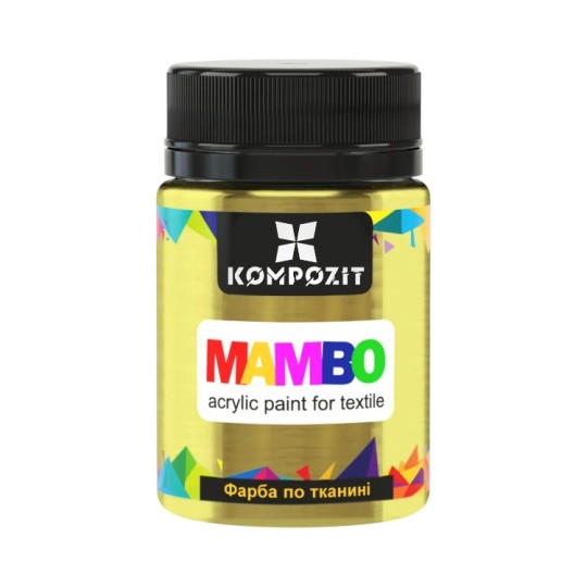 Фарба по тканині ART Kompozit Mambo 50 мл золотий - металік