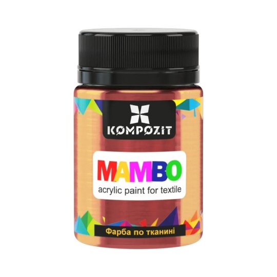 Фарба по тканині ART Kompozit Mambo 50 мл бронза - металік