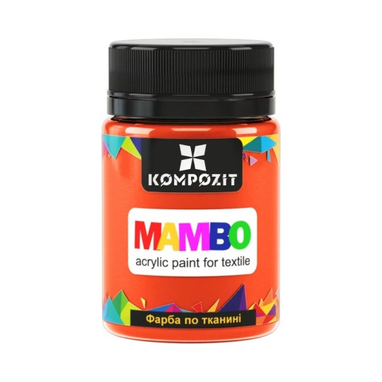 Фарба по тканині ART Kompozit Mambo флуоресцентна 50 мл помаранчевий