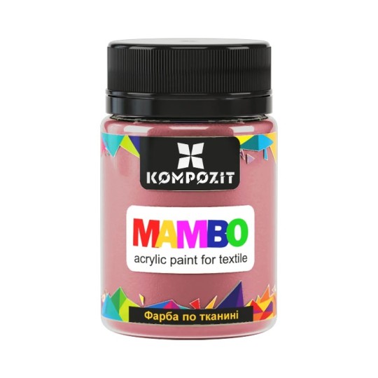 Краска по ткани ART Kompozit Mambo 50 мл пыльная роза