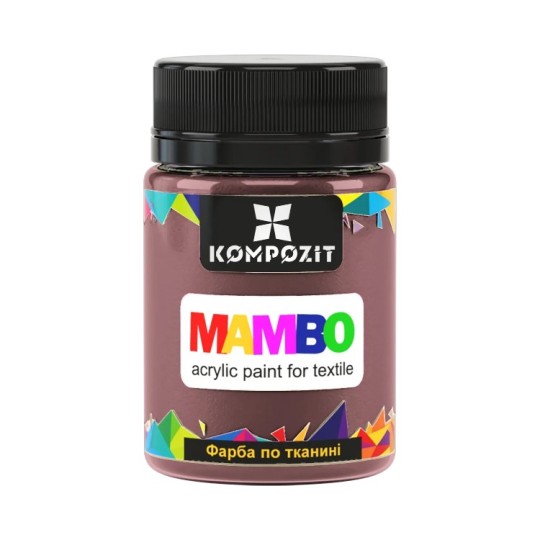 Фарба по тканині ART Kompozit Mambo 50 мл горячий шоколад