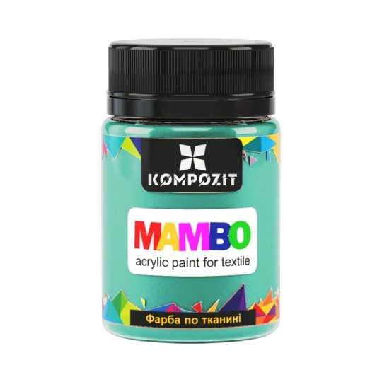 Фарба по тканині ART Kompozit Mambo 50 мл турецький зелений