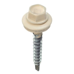 Гвинт ТЕХ по металу 4.8х19 мм RAL 1015 (33548)