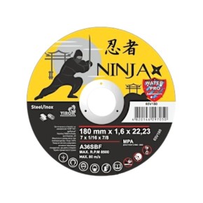 Диск отрезной по металлу Virok Ninja 180х22.23 мм (65V180)