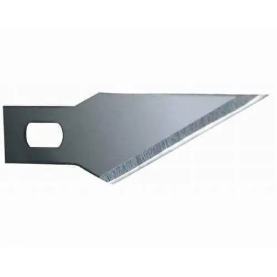 Леза зі скошеним ріжучим краєм STANLEY : L= 45 мм. до ножів для облицюв. робіт; (5 Шт/Уп.)(0-11-411)