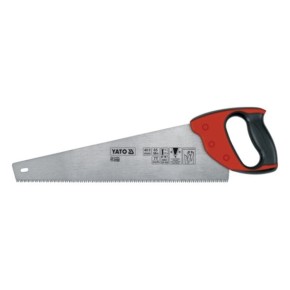Ножовка по дереву YATO: L=450 мм, W=0,9 мм, 50-54 HRC(YT-3102)