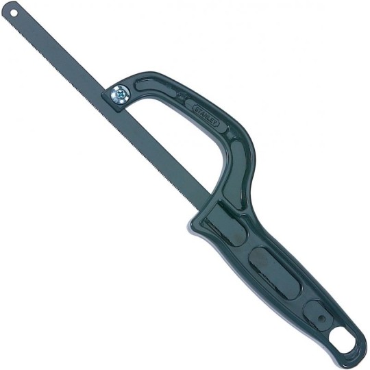 Ножівка по металу STANLEY "Mini Hacksaw" з пласт. корпусом, полотно 300 мм, роб. зона- 254 мм (0-20-807)