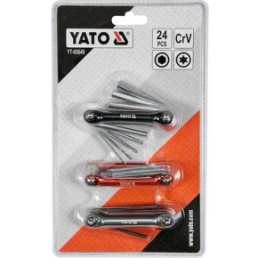 Набір ключів шестигранних YATO 24 шт (YT-05640)