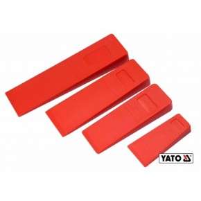 Набір клинів пластикових для розколювання дерев YATO : 300/245/205/136 мм, 4 шт (YT-79884)