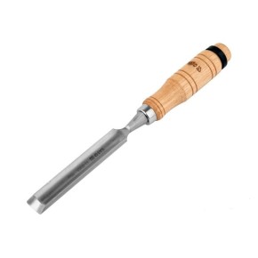 Стамеска полукруглая YATO : b= 19 мм, клинок- 125 мм, деревянная ручка- 112 мм (YT-62825)