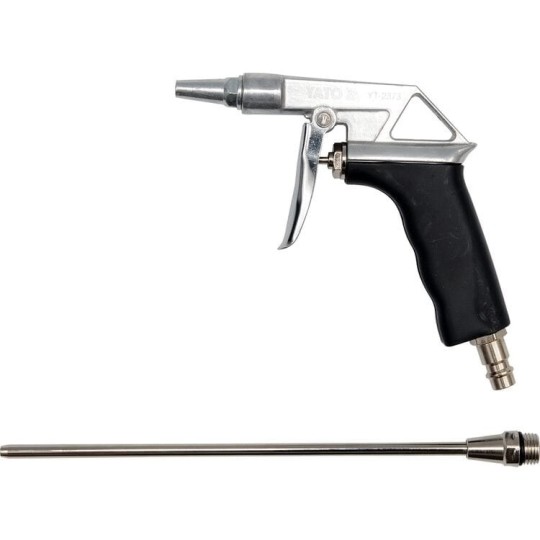 Пистолет пневматический продувочный YATO с удлиненным соплом, 1/4", 0.8 MPa (YT-2373)
