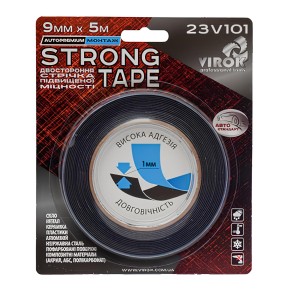 Стрічка двостороння Virok Strong Tape 9 мм х 5 м (23V101)