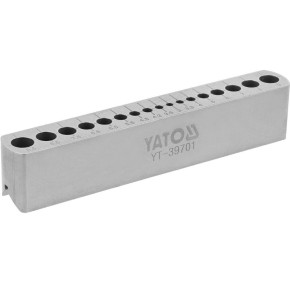 Шаблон направляющий Yato для сверления отверстий 3-9.5 мм (YT-39701)