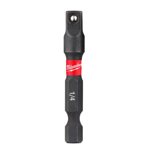 Перехідник Milwaukee з 1/4"HEX на 1/4" квадратный хвостовик (4932471826)