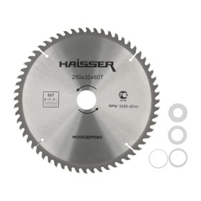Диск пильный Haisser 250х32 мм 60 зубьев по дереву (4311640)