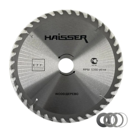 Диск пильный Haisser 255х32 мм 60 зубьев по дереву (4311641)