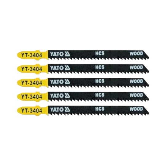 Набір пильних полотен Yato 10TPI 100 мм 5 штук (YT-3404)