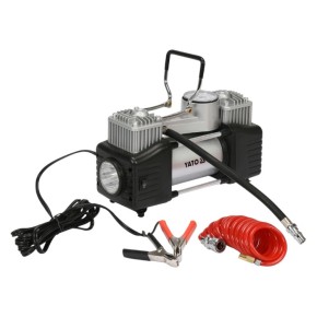 Компресор автомобільний Yato з ліхтарем (YT-73462)