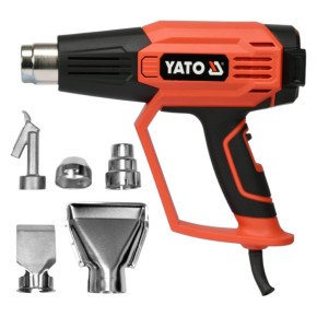 Фен строительный Yato 2 кВт 50-600°C (YT-82295)