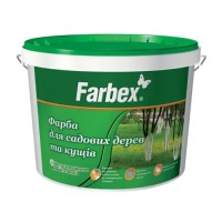 Фарба для садових дерев, біла матова, ТМ Farbex -4 кг