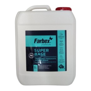Грунтовка глубокопроницаемая Farbex SuperBase 5 л.