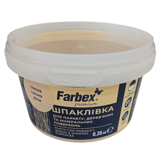 Шпаклевка паркетная Farbex сосна 0.35 кг