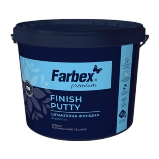 Шпаклевка финишная Farbex белая 1.5 кг