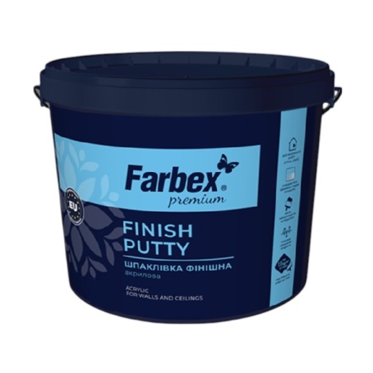 Шпаклевка финишная Farbex белая 5 кг