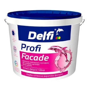 Краска латексная Delfi Profi Latex фасадная 1.4 кг
