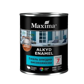 Емаль алкідна високоякісна Maxima світлий горіх 0.7 кг