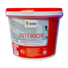 Фарба для стін та стель Oxidom Interior 7 кг