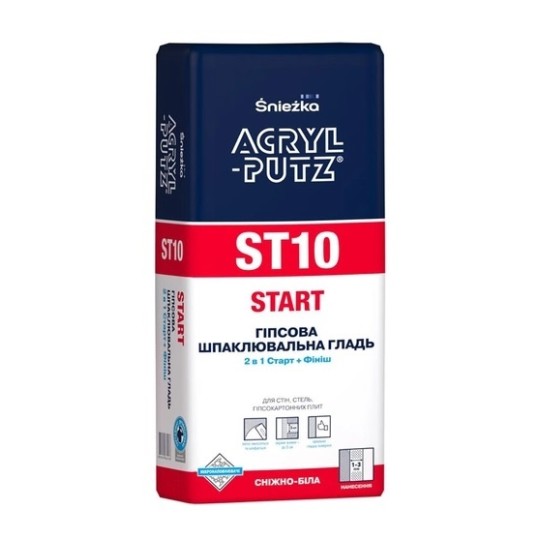 Шпаклівка Sniezka ACRYL-PUTZ ST10 Старт+Фініш 2.5 кг