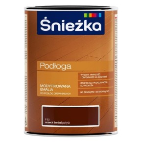 Емаль Sniezka Supermal для підлоги P02 середній горіх 1 л