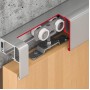 Комплект фурнітури Slido D-Line11 50P з двостороннім демпфером (940.42.067)