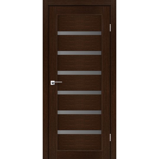 Дверное полотно Korfad Porto Deluxe PD-01 600х2000 мм Венге