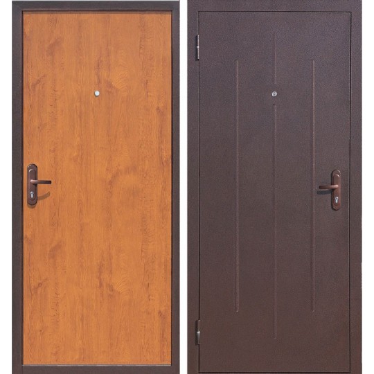 Двері металеві СтройГост 5-1 Метал/Метал 2050х960L