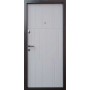 Дверь Qdoors Премиум Kale Арт 850 Правая бетон графит/ бетон кремовый