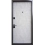 Двері Стан. Lux Mirage 950Л бетон т./бетон сір. + Flash (чорна)
