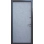 Дверь входная Straj Lux Mirage 850 R темный бетон/серый бетон + Flash (черная)