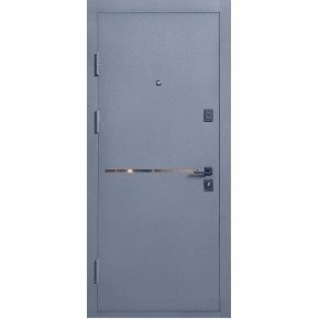 Дверь мет/мдф ПУ-Line Q Бетон темный III (960 L) 100 SK закр/ут ЧП кале/сап/ночн с ручк (90100764)