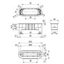 Відповідна планка до замків AGB магнітна Mediana Polaris татан B02402.05.F9 (=B01402)