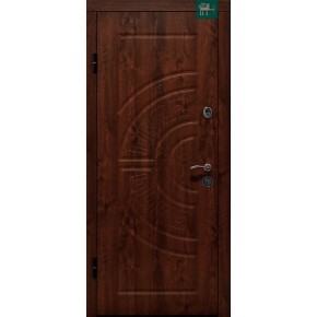 Дверь входная ПО-08 (Дуб Темный) 860*1900-Левая