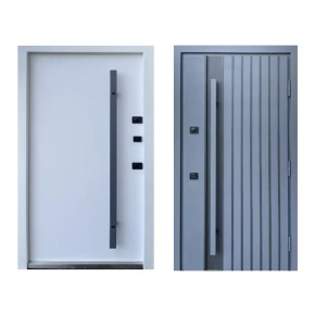 Дверь входная Qdoors Стронг Айрон Антрацит/Белый атлас 860 R