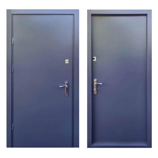 Двері вхідні Qdoors Техно 3 Стандарт Плюс 960 L Антрацит 7024