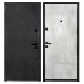 Двері вхідні Міністерство Дверей ПБ-599 Т М Q 860 L Оксид чорний/оксид сніжний