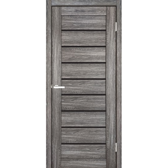Дверное полотно DOORS ПВХ С 018 BG Дуб темный браш 2000х600х40 мм