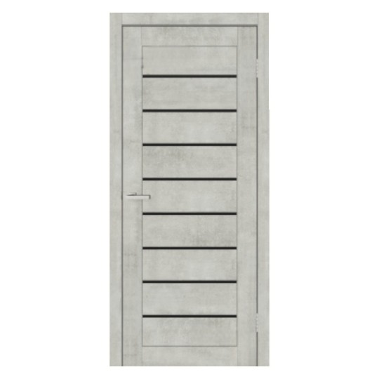 Дверне полотно Doors С 018 BG 2000х800х40 мм чорне Бетон свiтлий (1 014 037)